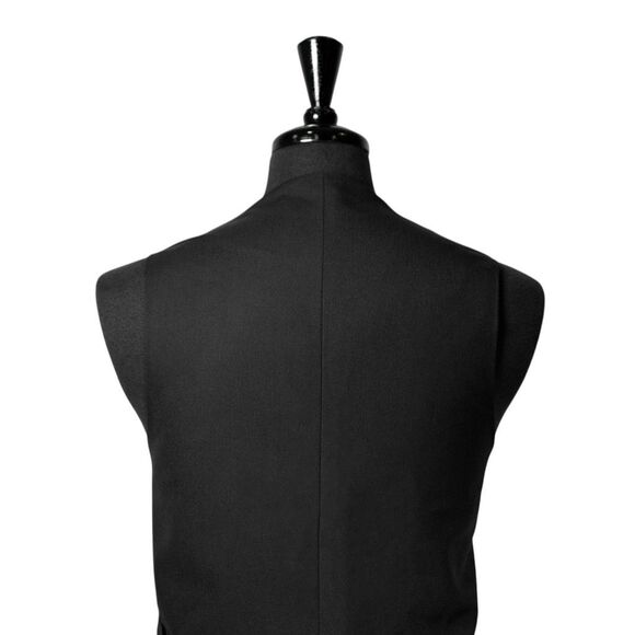 Mens 42R Wool Vest Brown Orange Teal Tartan Plaid Waistcoat Formal Wedding Party - Picture 8 of 10